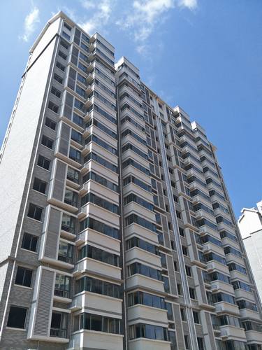 銅煤一號(hào)住宅小區(qū)牡丹園1#、2#、3#樓順利交工