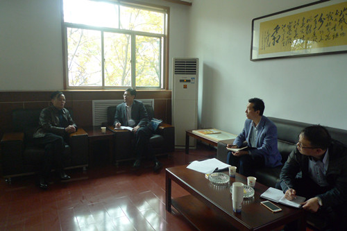 建設集團副總經理司正林蒞臨機電安裝公司檢查指導工作