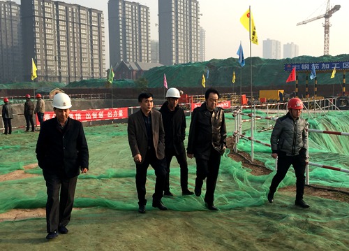 大秦置業(yè)公司提速推進藍山水岸項目建設