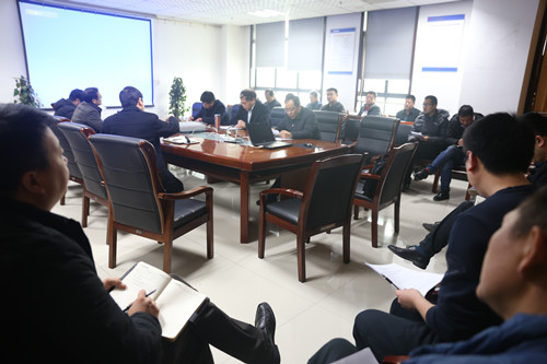 天工公司認真傳達陜煤集團2018年“兩會”精神