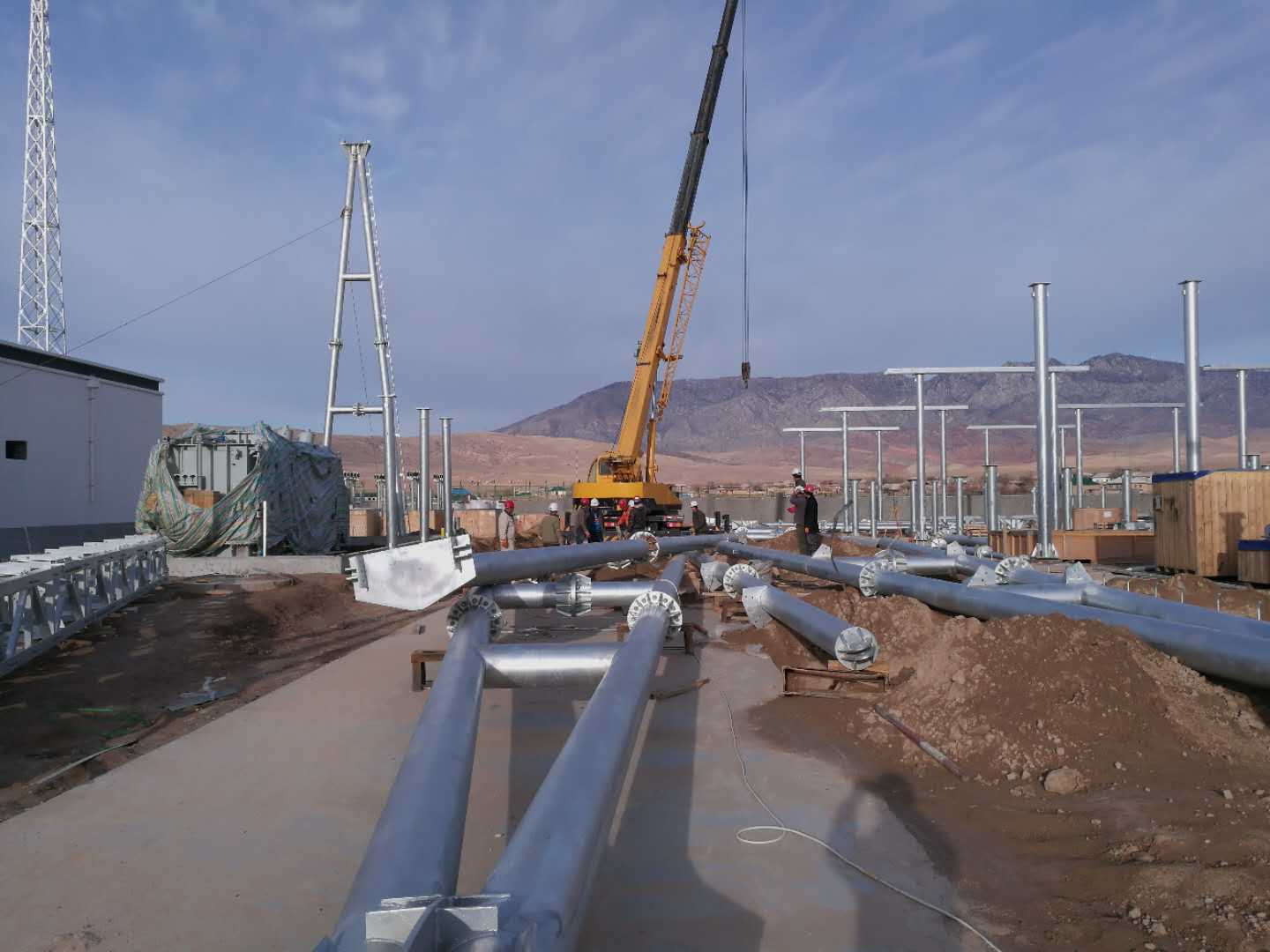 中亞公司:春節期間堅守一線趕工期