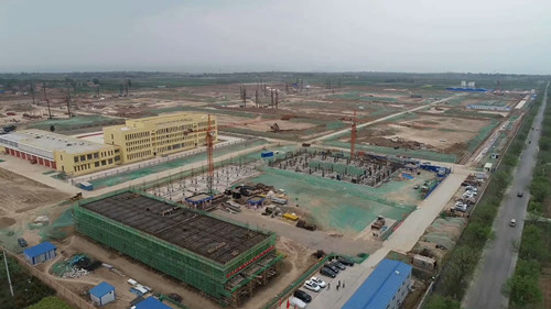 天工公司土建七部渭化彬州30萬噸/年煤制乙二醇項目進展順利