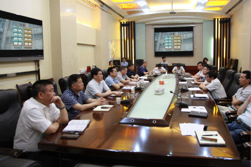 陜煤建設組織干部觀看安全生產警示教育片