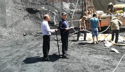 陜煤建設設計研究院圓滿完成檸條塔礦 北翼風井管線地形測量工作