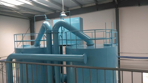 陜煤建設銅煤公司施工的下石節水處理站工程正式交付試運行