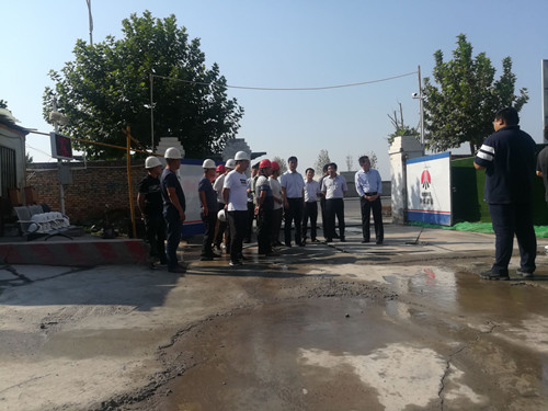 陜煤建設天工公司清源小區項目迎來蒲城縣縣長一行檢查