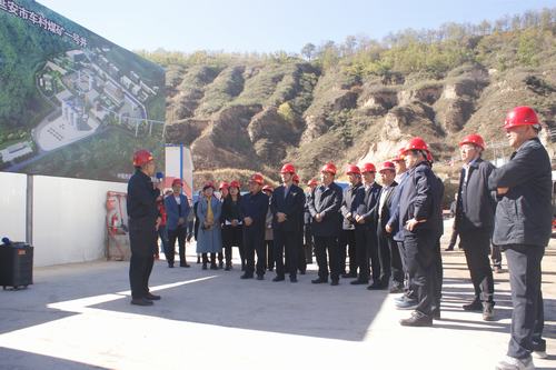 陜西省人大代表對(duì)陜煤建設(shè)礦建二公司車村項(xiàng)目開展調(diào)研