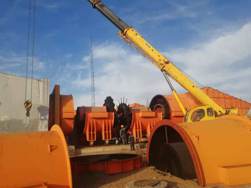 陜煤建設機電安裝公司搶險紅柳林煤礦2號風井主扇1#、2#風機