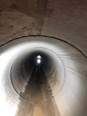 陜煤建設漢中分公司鋪鎮(zhèn)污水處理廠截污干管工程 頂管順利貫通