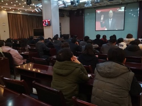 (圖片新聞)陜煤建設(shè)集團(tuán)各單位觀看慶祝改革開(kāi)放40周年大會(huì)剪影