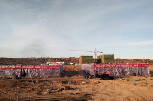 銅川分公司第五項目部榆林綠能新能源工地掀起大干熱潮