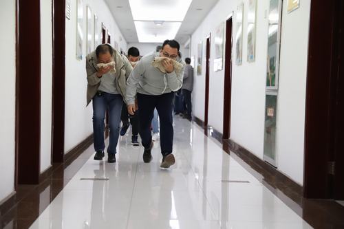 陜煤建設洗選煤分公司開展消防火災應急演練活動