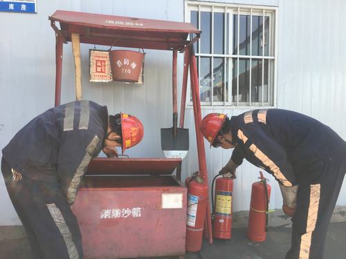 陜煤建設洗選煤運營公司開展消防安全宣傳活動