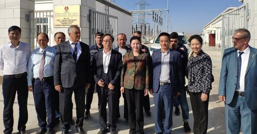 陜西省委副書記賀榮來塔吉克斯坦丹加拉變電站檢查黨建工作
