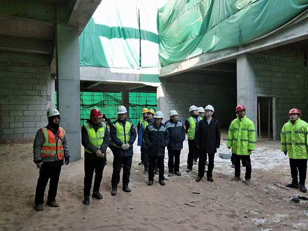 陜煤集團榆林化學公司執行董事宋世杰深入陜煤建設銅煤公司施工現場檢查指導工作