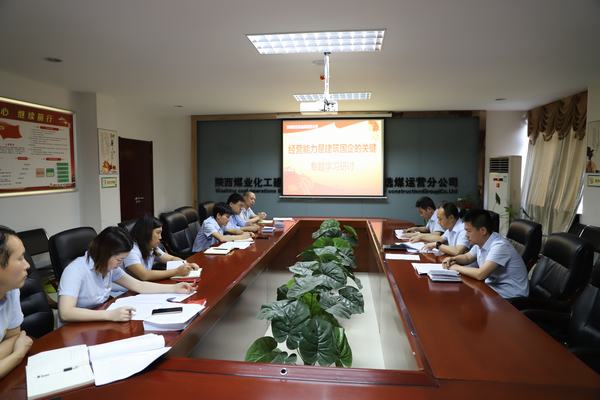 陜煤建設洗選煤運營公司召開《經營能力是建筑國企的關鍵》專題研討會