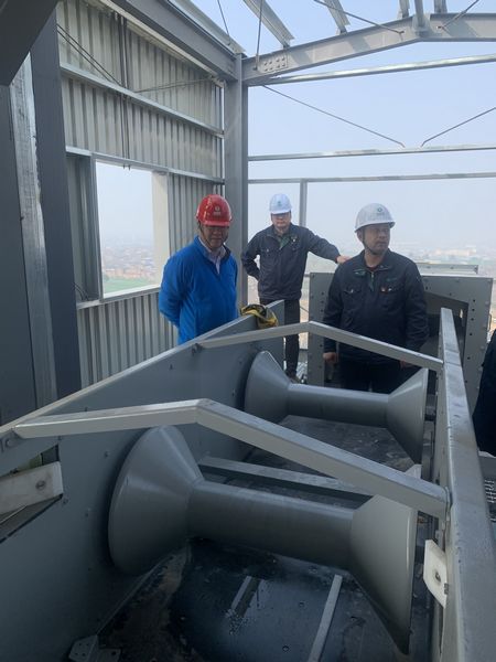 中央儲(chǔ)備糧新建項(xiàng)目領(lǐng)導(dǎo)小組組長、副總經(jīng)理王錄印蒞臨中儲(chǔ)糧項(xiàng)目部檢查指導(dǎo)工作