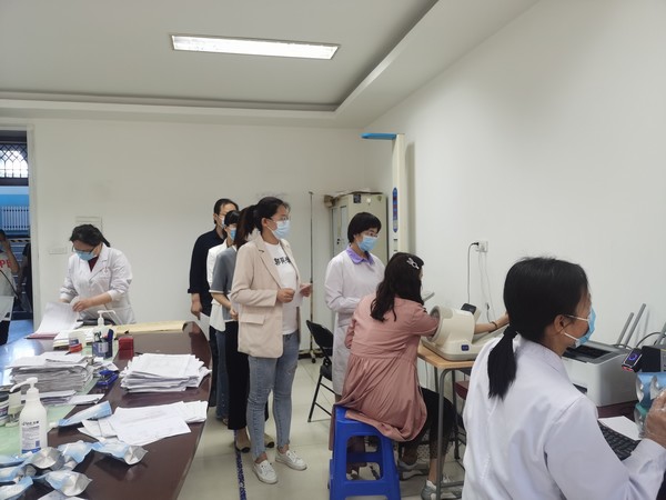 陜煤建設韓城分公司優化員工體檢做實做細“我為群眾辦實事”活動