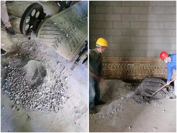 陜煤建設(shè)天工公司土建十五部讓建筑垃圾“變廢為寶”