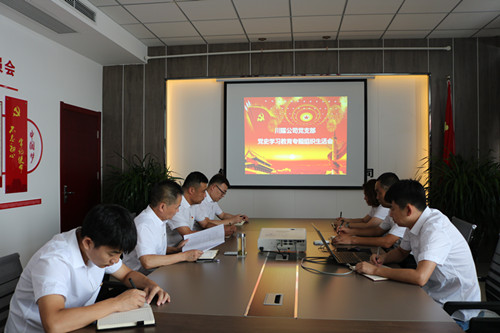 陜煤建設川耀公司召開黨史學習教育專題組織生活會