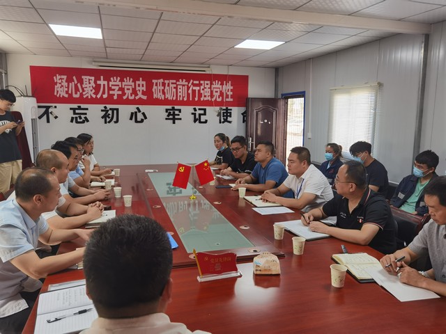 陜煤建設洗選煤運營公司與機電安裝公司對標交流學習