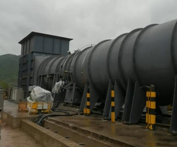 陜煤建設機電安裝公司承建的雙龍礦風井主通風機改造工程完成階段任務