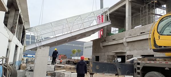 陜煤建設天工公司施工的小保當新增排矸系統(tǒng)工程主體結構順利完工