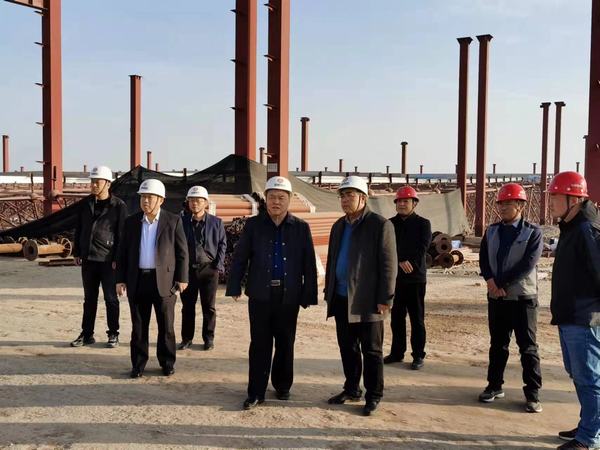 寧興剛、王寧一行深入陜煤建設澄合分公司南京金龍項目檢查指導工作