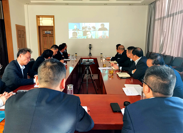 陜煤建設礦建三公司視頻會議系統正式啟用
