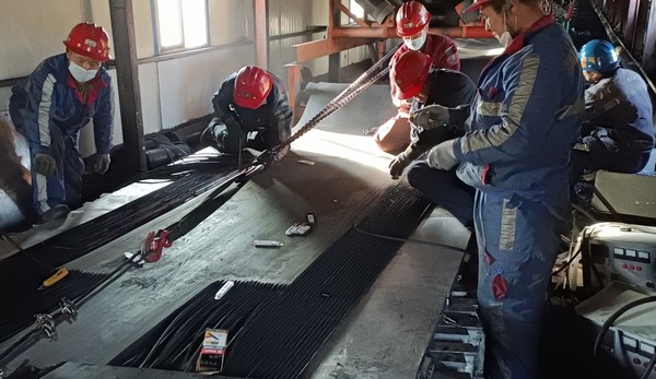 陜煤建設洗選煤運營公司紅柳林洗煤廠項目部：開年節日不停工，齊心檢修保運行