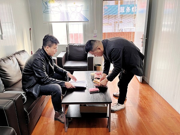 陜煤建設渭南分公司第十一項目部多舉措做好農民工工資發放工作