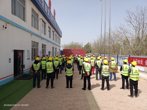 榆林市科創新城市政一期工程N1項目經理部“大干90天”勞動競賽活動正式啟動