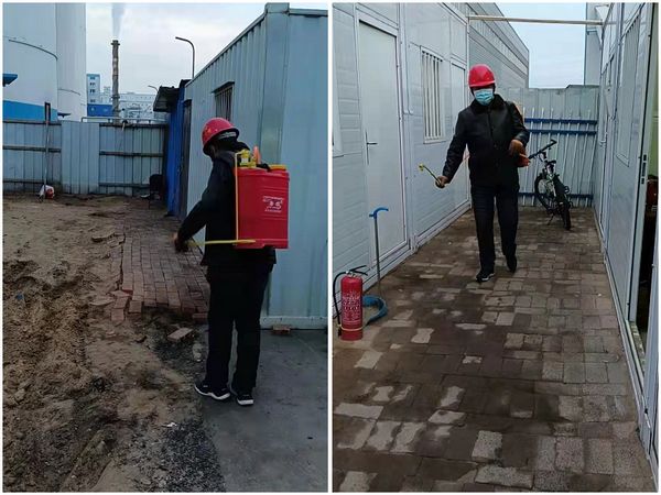 陜煤建設天工公司土建二部：疫情防控不松懈，安全生產不打烊