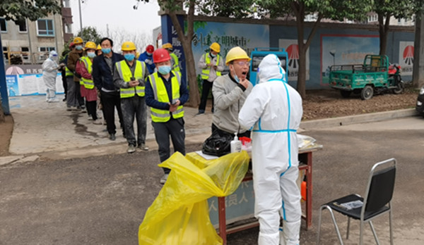 陜煤建設(shè)咸陽分公司第五項(xiàng)目部有序開展抗疫工作