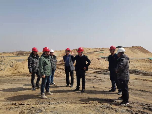 陜煤建設韓城分公司土建十六項目部多面“發威”掀起早春施工會戰