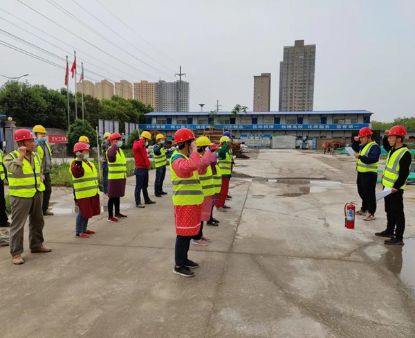 陜煤建設咸陽分公司第五項目部：開展消防應急演練  筑牢安全生產防線