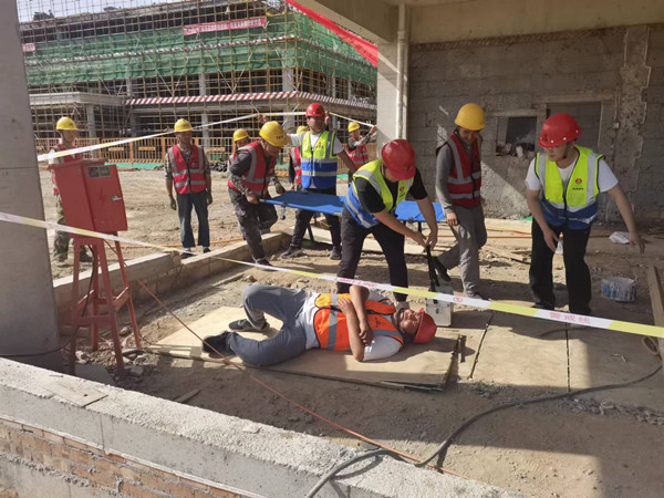 陜煤建設咸陽分公司第九項目部：展觸電事故演練 夯實生產安全閥門