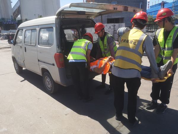 陜煤建設銅煤公司:基層項目部突發事件應急演練活動正在進行時