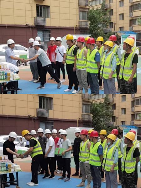 陜煤建設新城公司：炎炎夏日送清涼 絲絲關懷沁人心