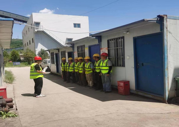 陜煤建設咸陽分公司第六項目部筑牢夏季生產安全網