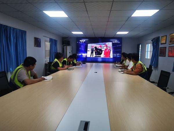 陜煤建設韓城分公司土建二項目部寓教于樂譜寫“安全曲”