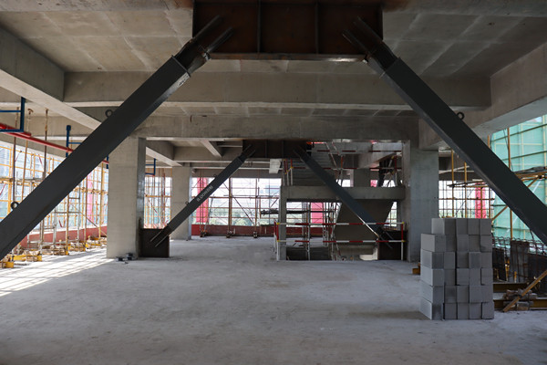 陜煤建設(shè)咸陽分公司灃西新城第五學(xué)校項(xiàng)目持續(xù)推進(jìn)新技術(shù)應(yīng)用