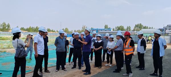 中共榆林市委黨校領導一行赴黨校新校區建設項目調研指導