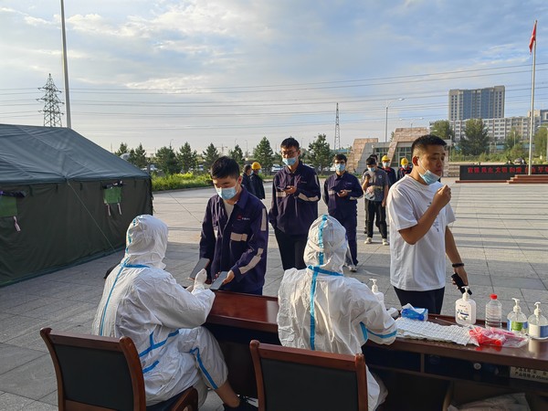 陜煤建設洗選煤運營公司神渭首端運營項目部：疫情防控“有我在” 安全生產“有你在”