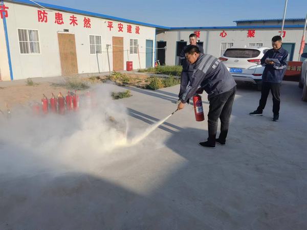 陜煤建設洗選煤運營公司第七項目部：消防安全常抓不懈 安全演練警鐘長鳴