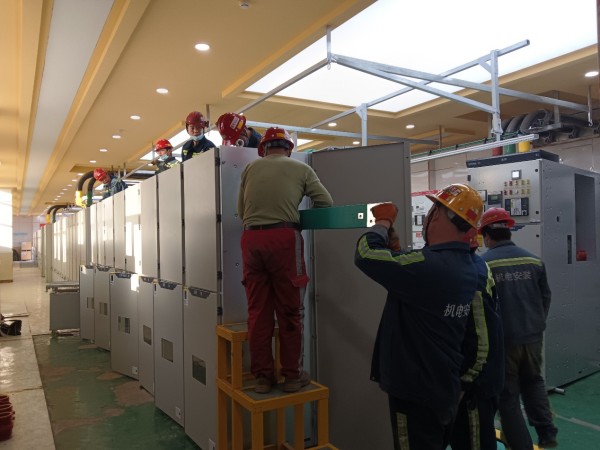 陜煤建設機電安裝公司小保當項目部提前兩天完成擴容工程