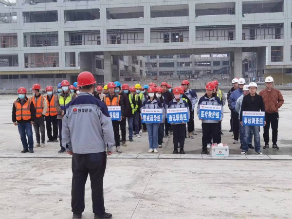 陜煤建設咸陽分公司各項目部抓消防安全，保高質量發展