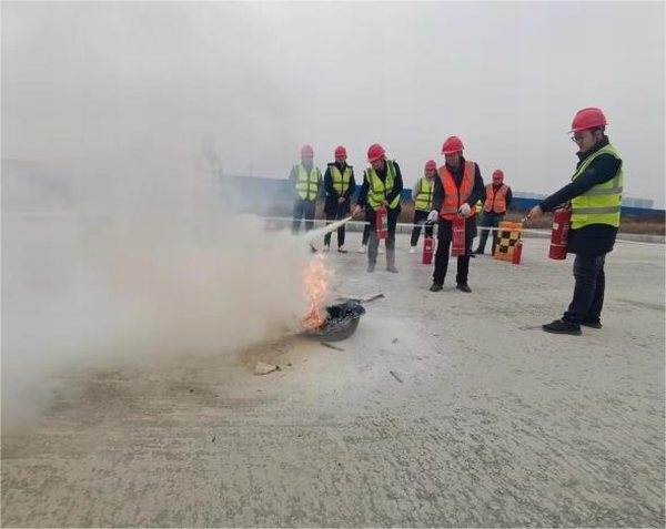 防患于未“燃”，陜煤建設路橋分公司基層項目開展冬季消防培訓演練活動