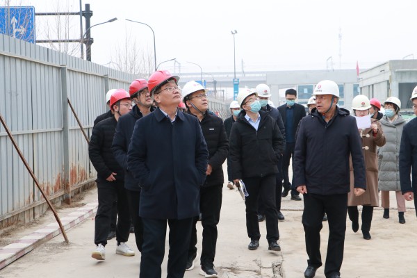 陜西省西咸新區(qū)灃西新城開發(fā)建設(shè)(集團)有限公司領(lǐng)導班子深入灃西新城第五學校項目調(diào)研指導工作