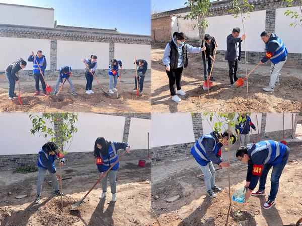 陜煤建設韓城分公司土建四項目部：栽種綠色希望，不負青春時光